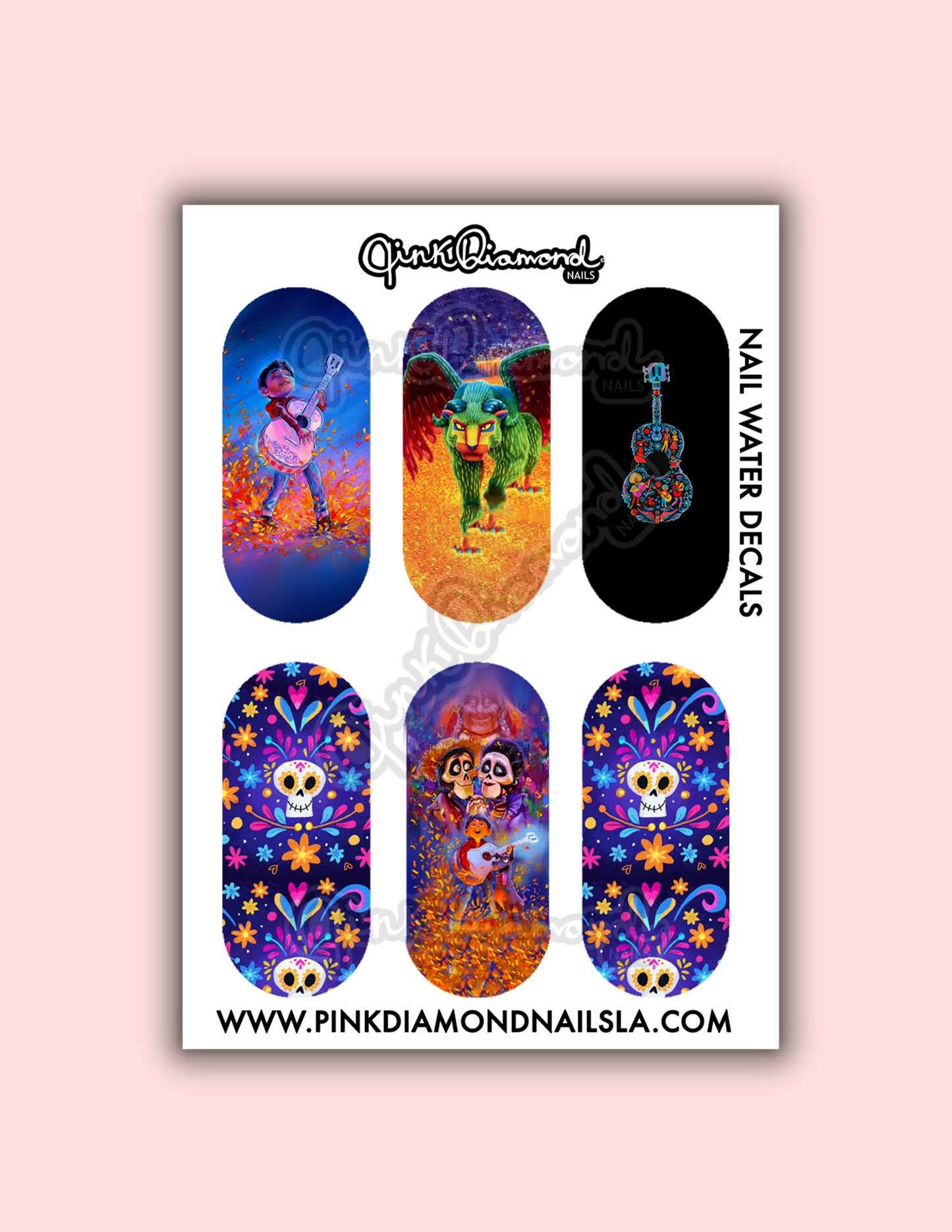 Coco el musico - Halloween nail water decals