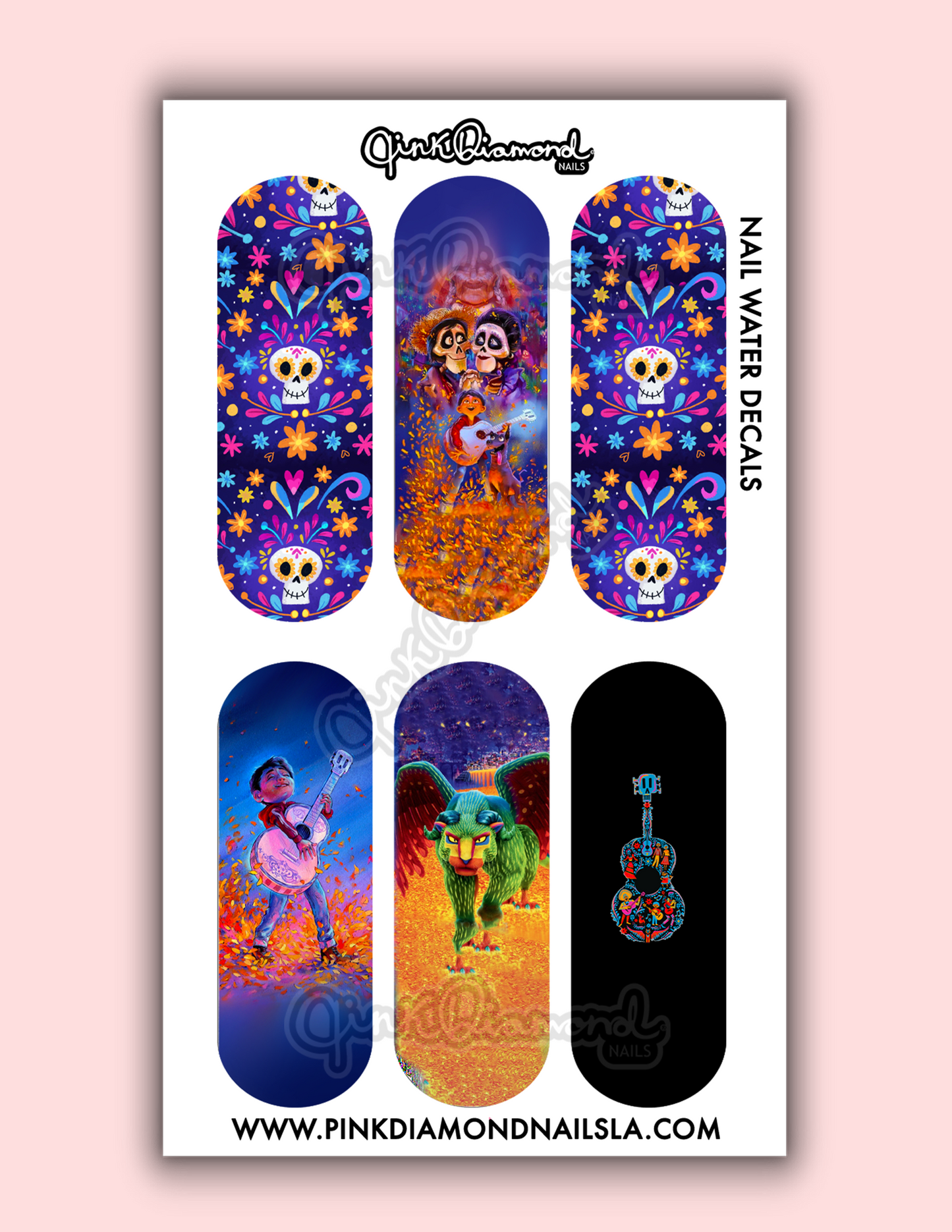 Coco el musico - Halloween nail water decals