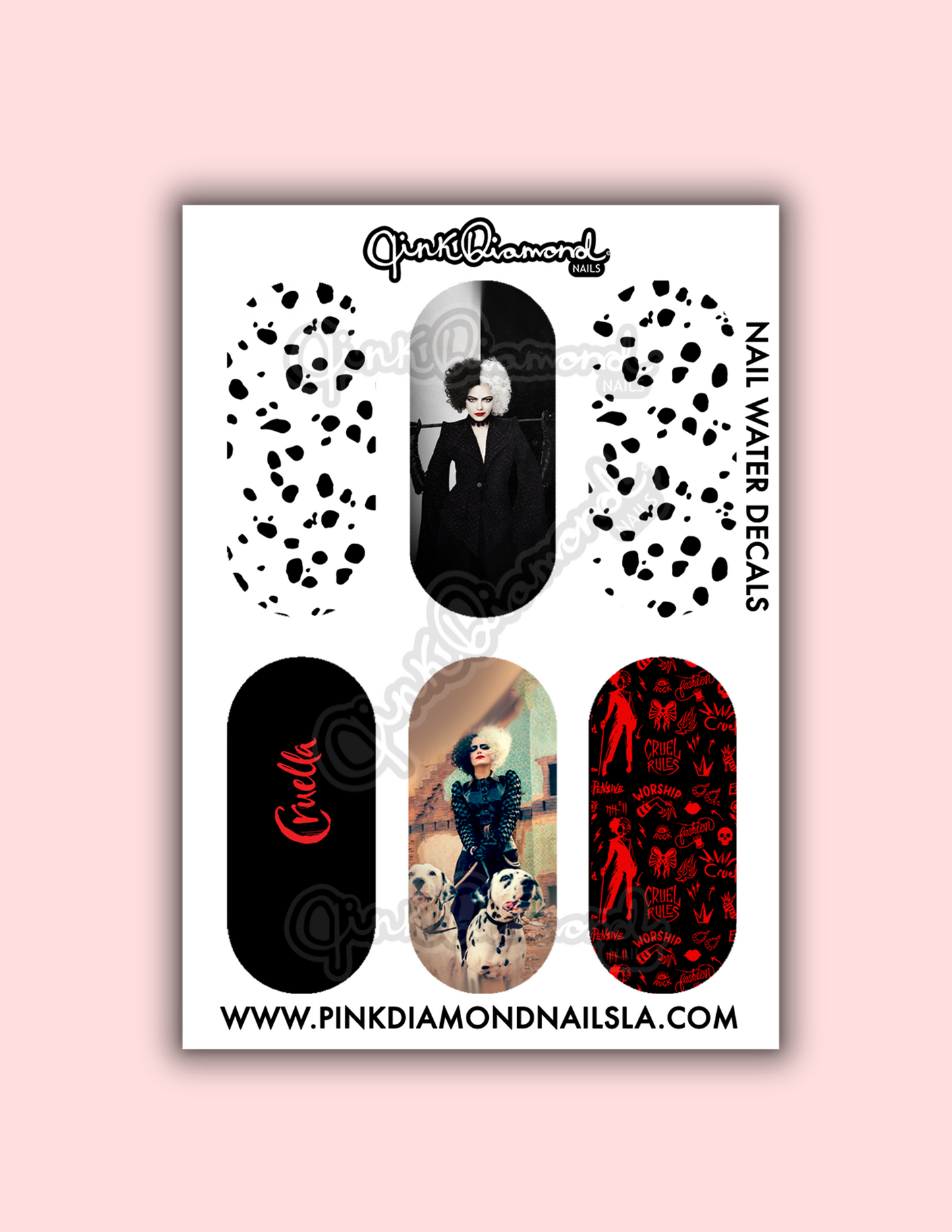 Cruel rules - Halloween nail water decals