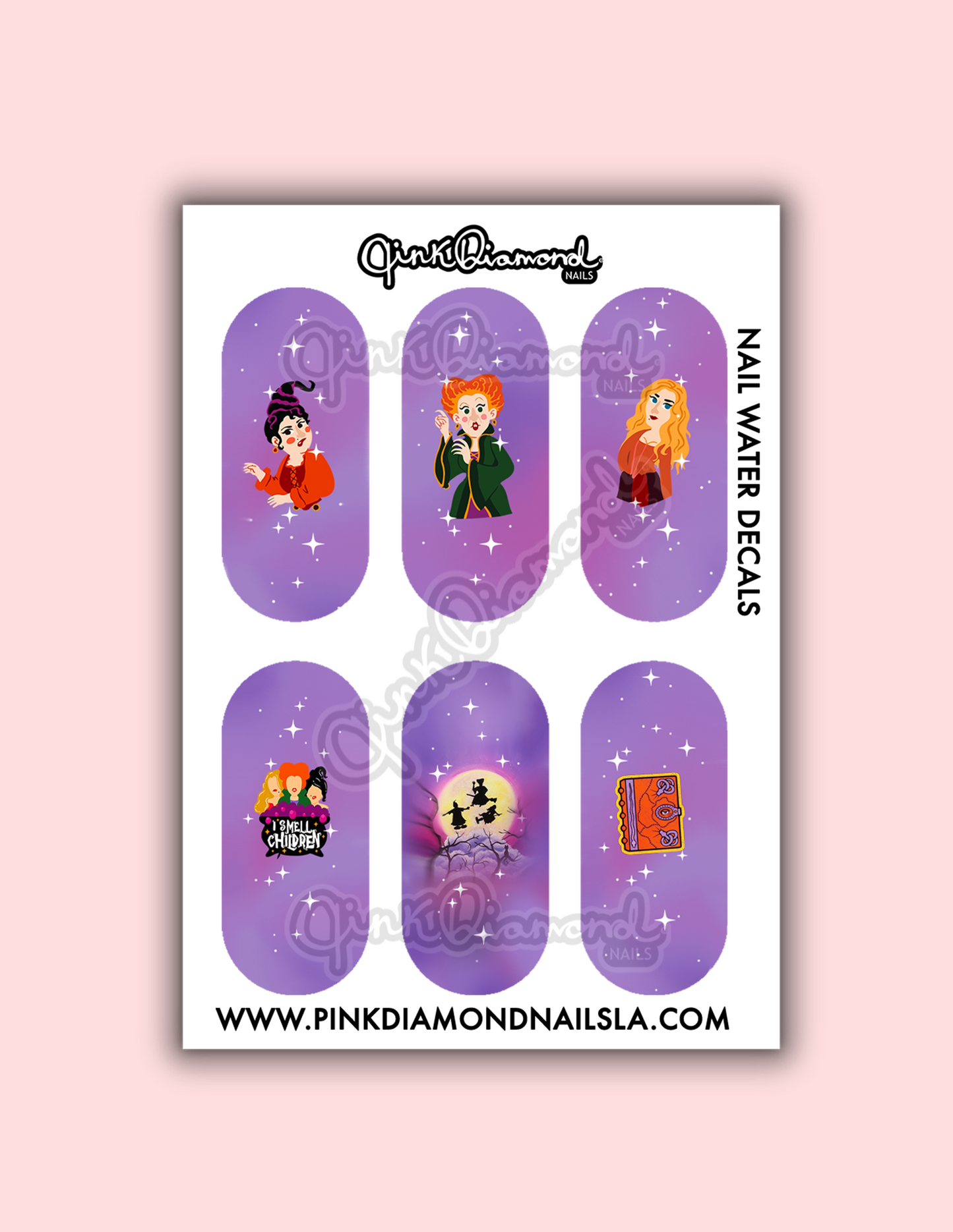 I smell children witches - Halloween nail water decals