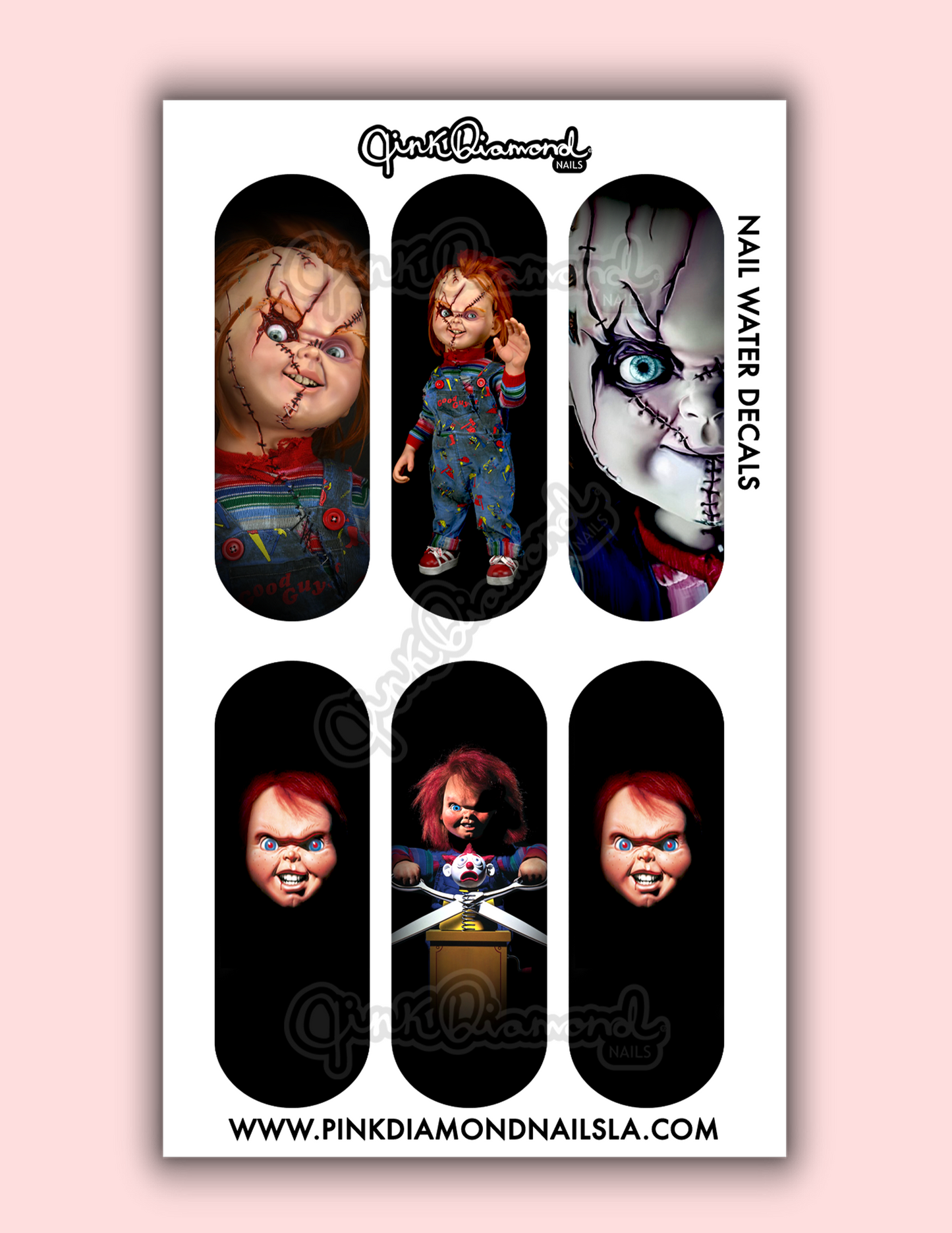 Chucks play - Halloween nail water decals