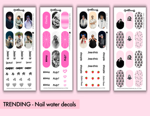 San judas tadeo- Vinyl sticker – pink diamond nails la