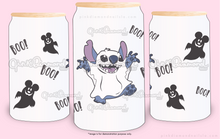 Load image into Gallery viewer, Boo Ghost - Frost glass can tumbler (16oz)
