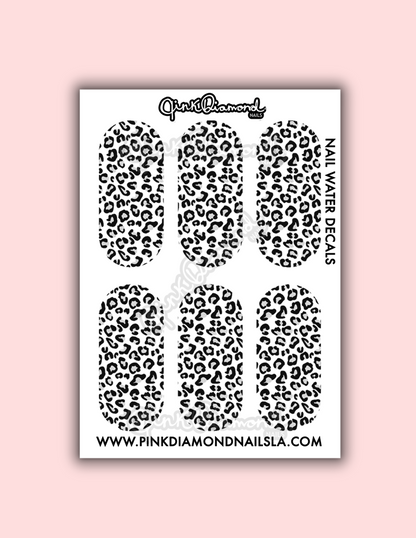 Leopard - Nail water decals