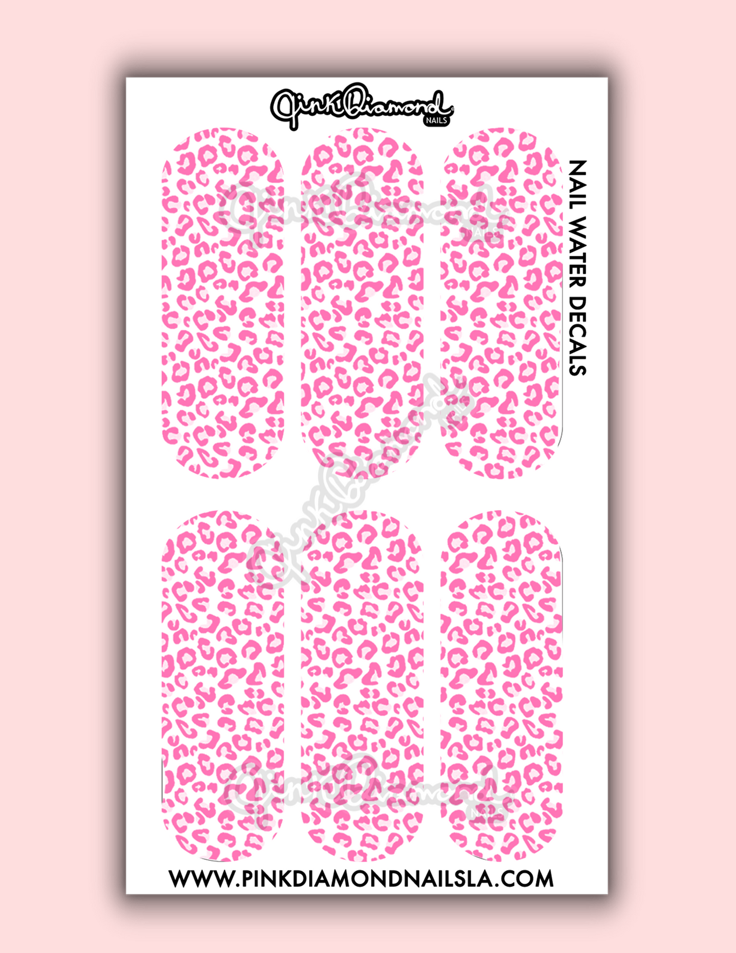 Leopard - Nail water decals