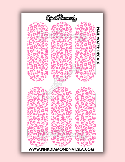 Leopard - Nail water decals