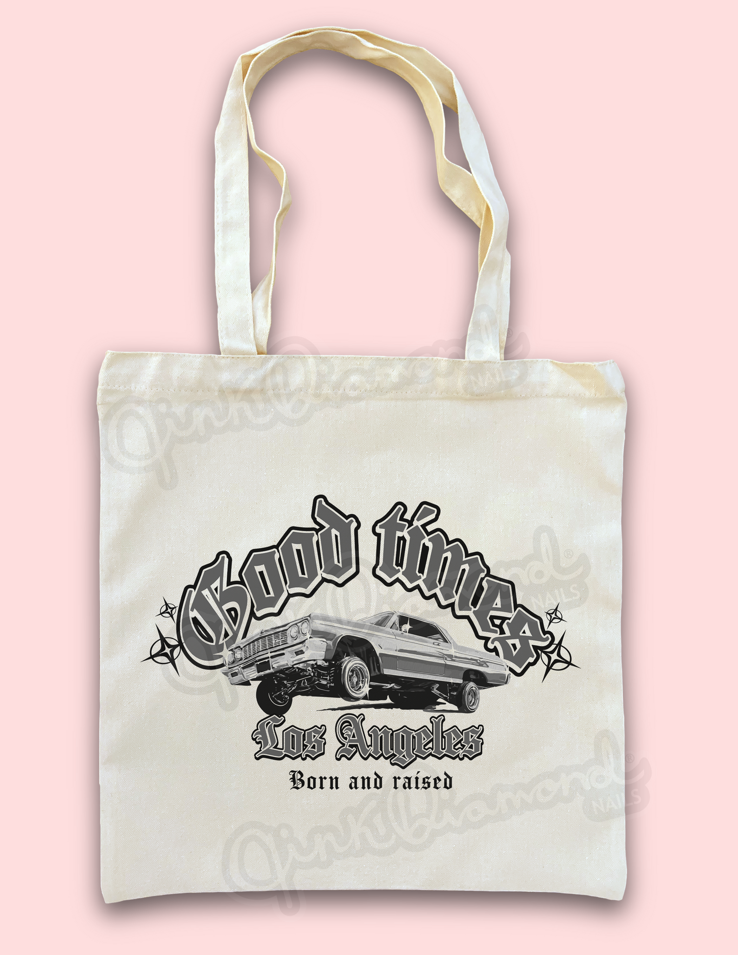 Good times lowrider canvas tote bag