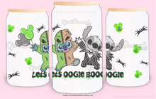 Load image into Gallery viewer, Lets boogie boogie - Frost glass can tumbler (16oz)
