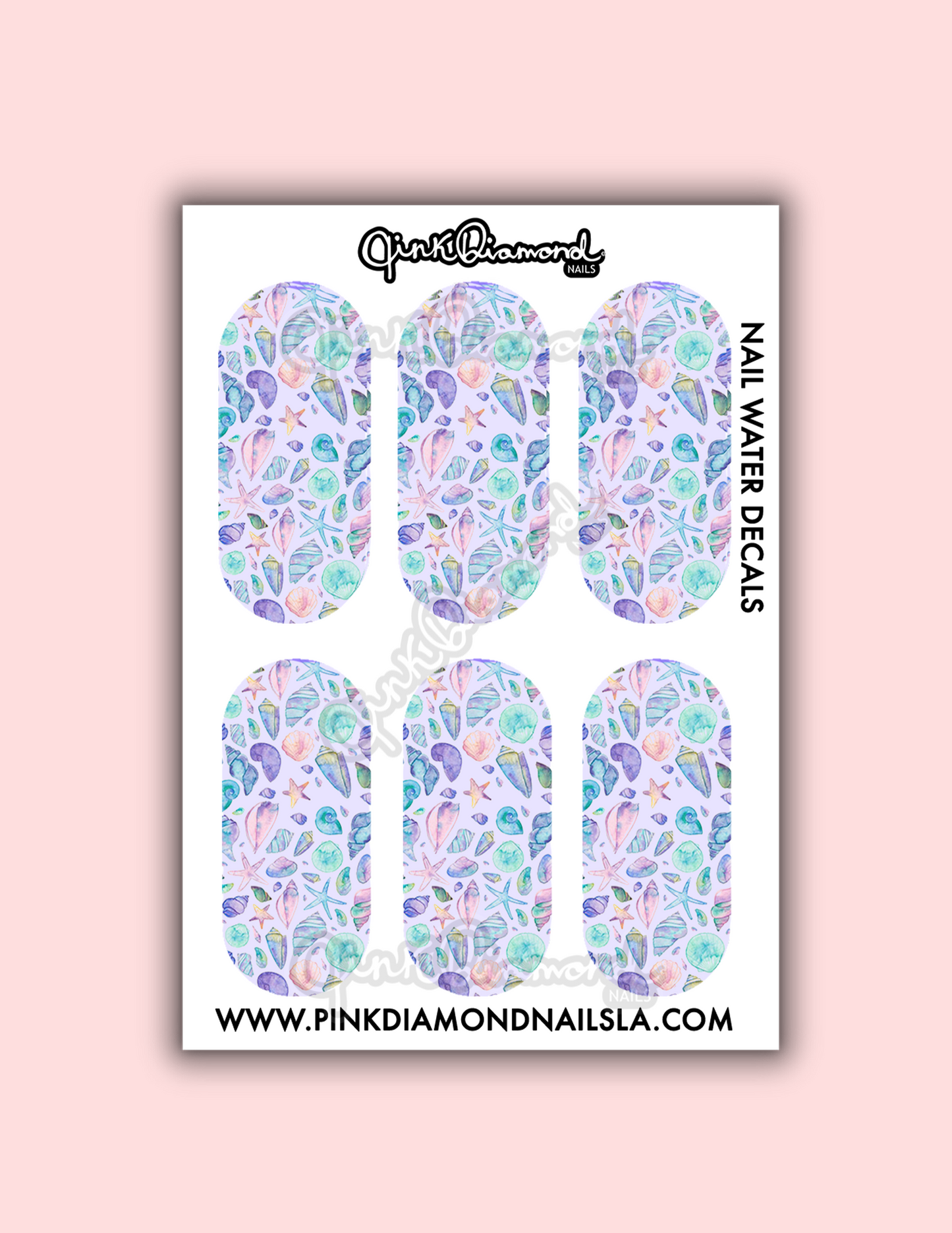 Ocean shells - Nail water decals