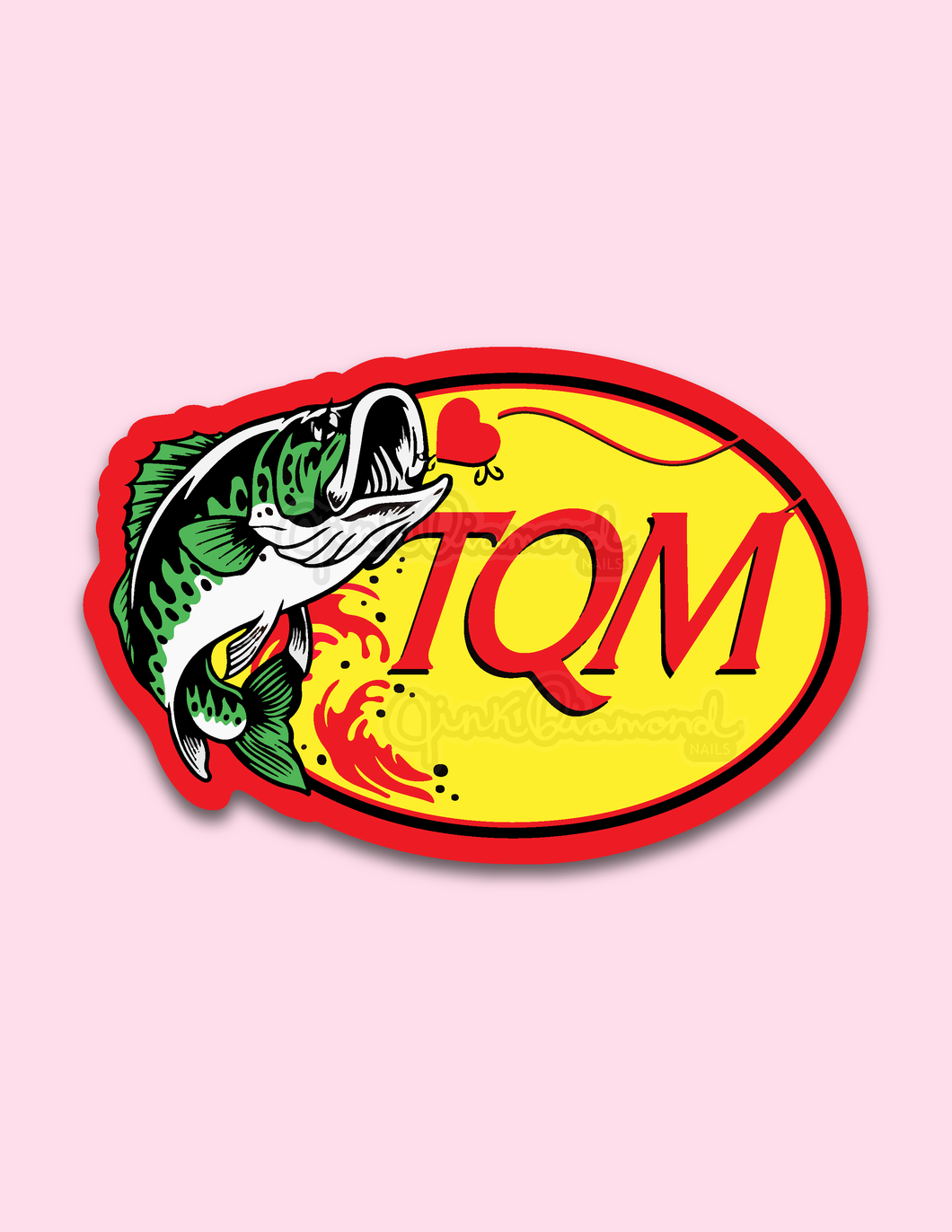 El pescado TQM - Vinyl sticker
