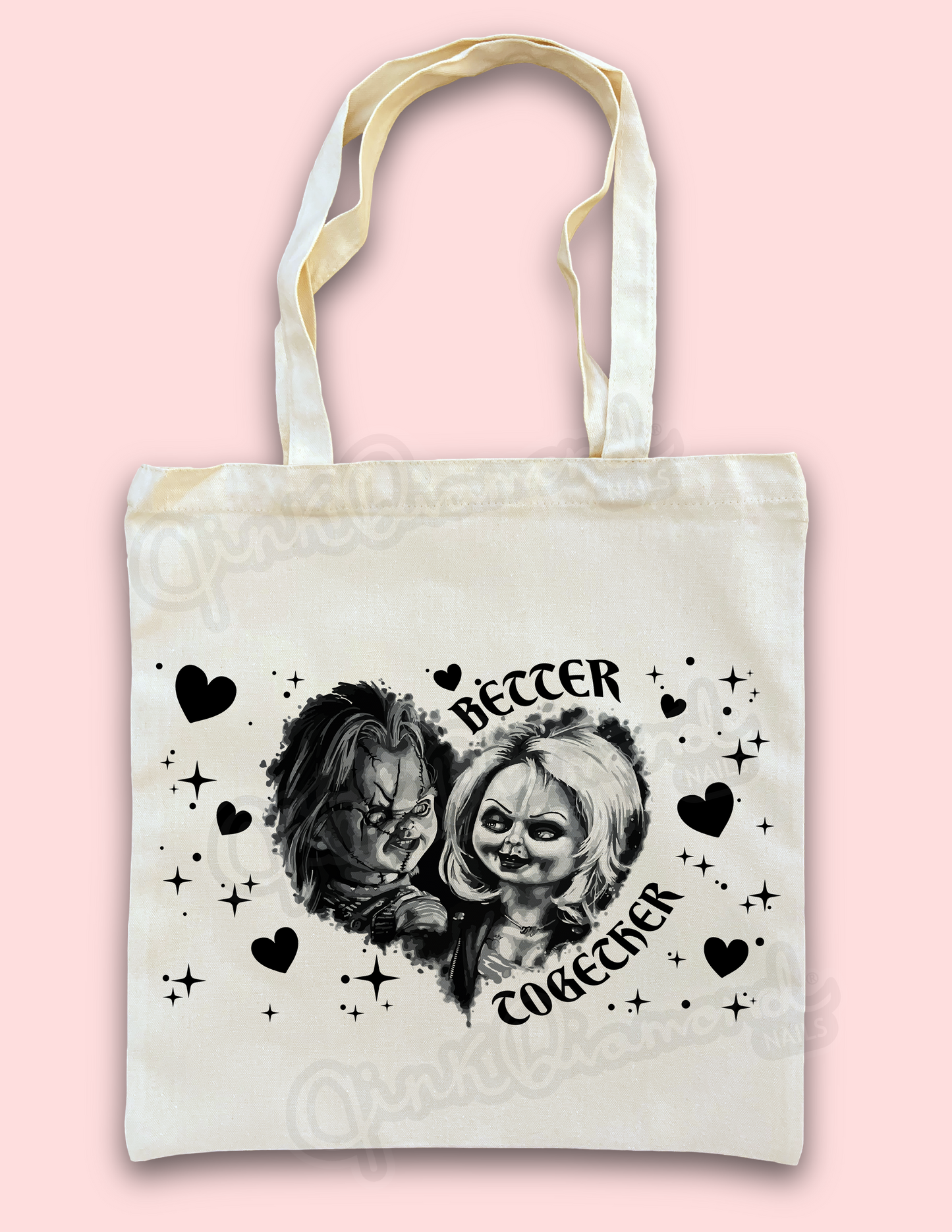 Better together canvas tote bag