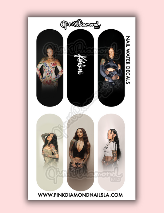 Kehlani - Nail water decals