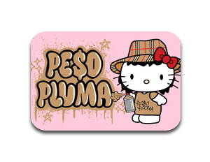 Hello Peso kitty pluma (GRAFFITI) - Vinyl sticker
