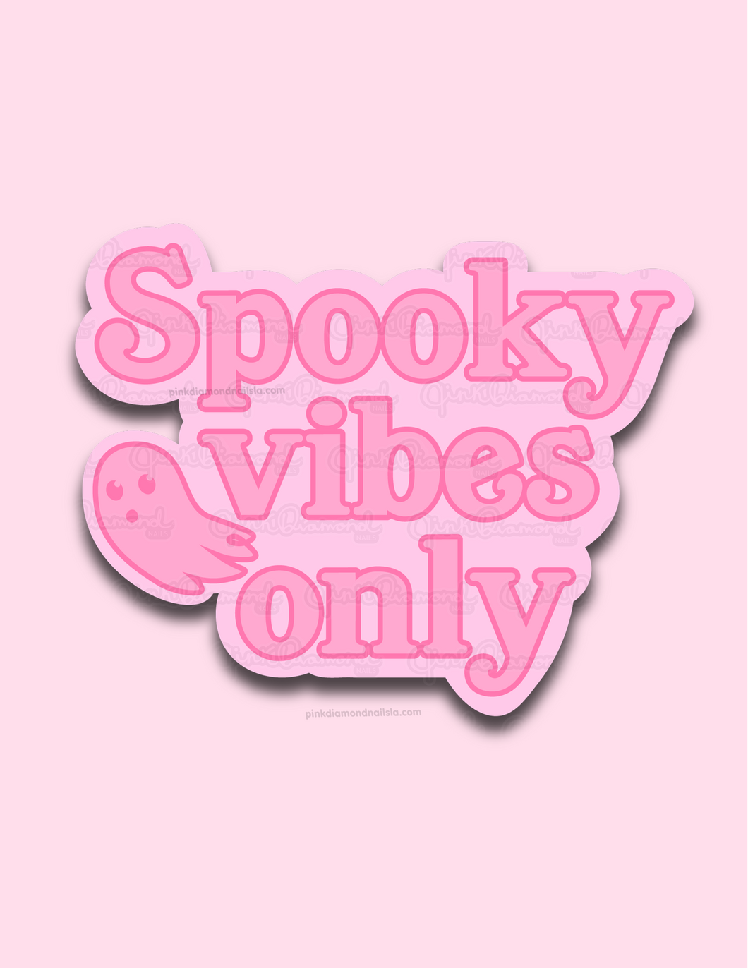 Spooky vibes only - Vinyl sticker