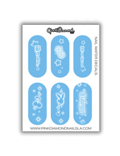 Load image into Gallery viewer, Nail water decals -Baby Girl Airbrush MIX (Colors)
