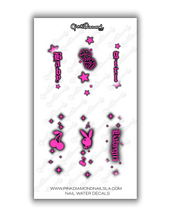 Load image into Gallery viewer, Nail water decals- Baby Girl Airbrush Mix (No Background)

