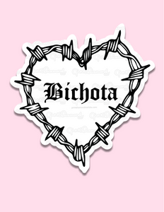 Bichota barbwire heart - Vinyl sticker