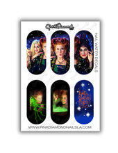 Load image into Gallery viewer, Nail water decals - Put a spell on you ( Hocus pocus )
