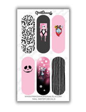 Load image into Gallery viewer, Nail water decals- Jack &amp; Sallys Christmas Love
