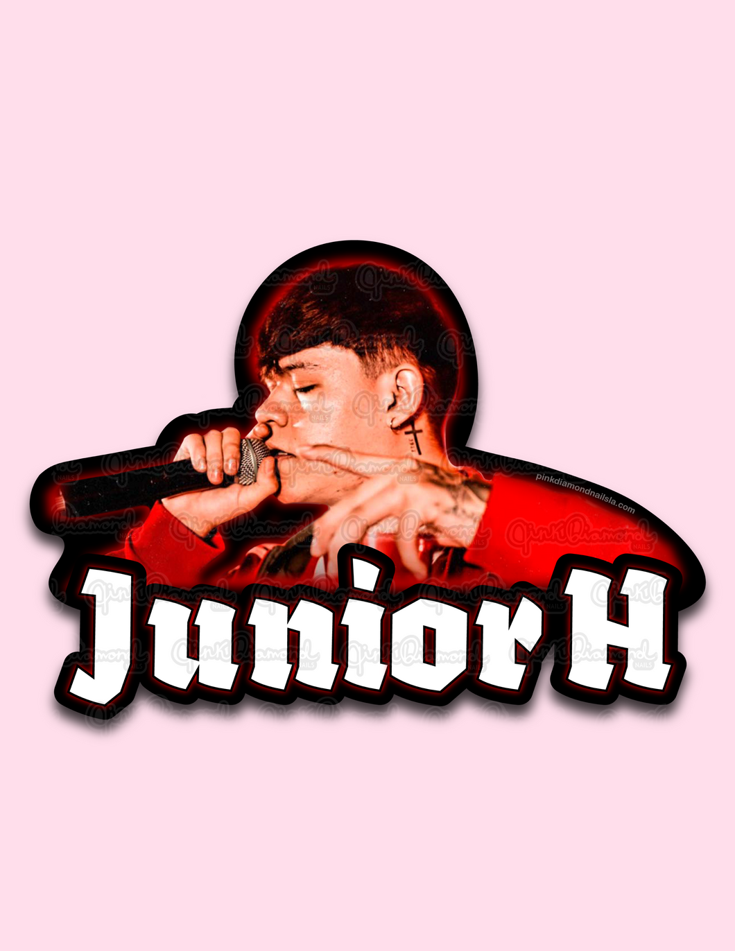 Junior H (Red) - Vinyl sticker