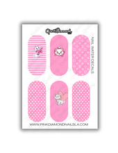 Load image into Gallery viewer, Nail water decals - Mary the cat
