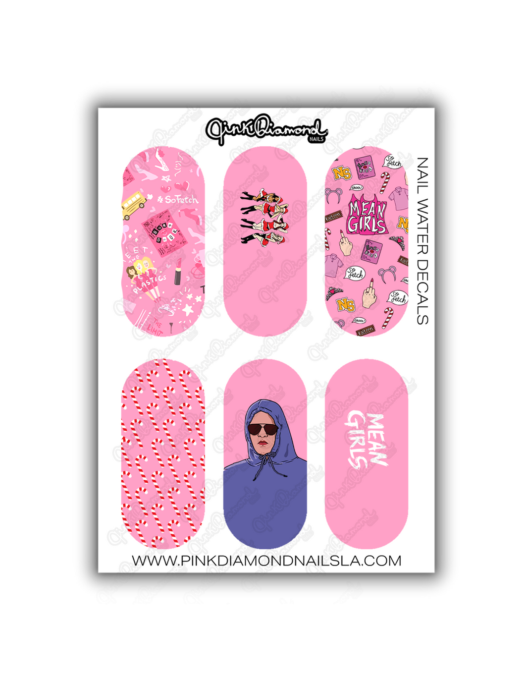 Nail water decals - Mean girls collection