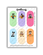Load image into Gallery viewer, Nail water decals - Mickeys halloween
