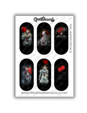 Load image into Gallery viewer, Nail water decals - Penny wise #1
