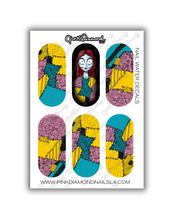 Load image into Gallery viewer, Nail water decals - Sally &amp; pattern
