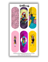 Load image into Gallery viewer, Nail water decals - Sallys Halloween
