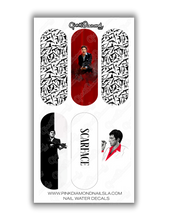 Load image into Gallery viewer, Nail water decals - Scarface
