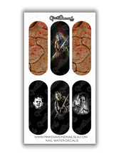 Load image into Gallery viewer, Nail water decals - Texas Chainsaw (Scars)

