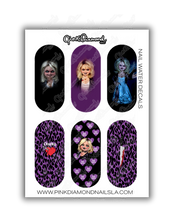 Load image into Gallery viewer, Nail water decals - Tiffany &amp; Flames
