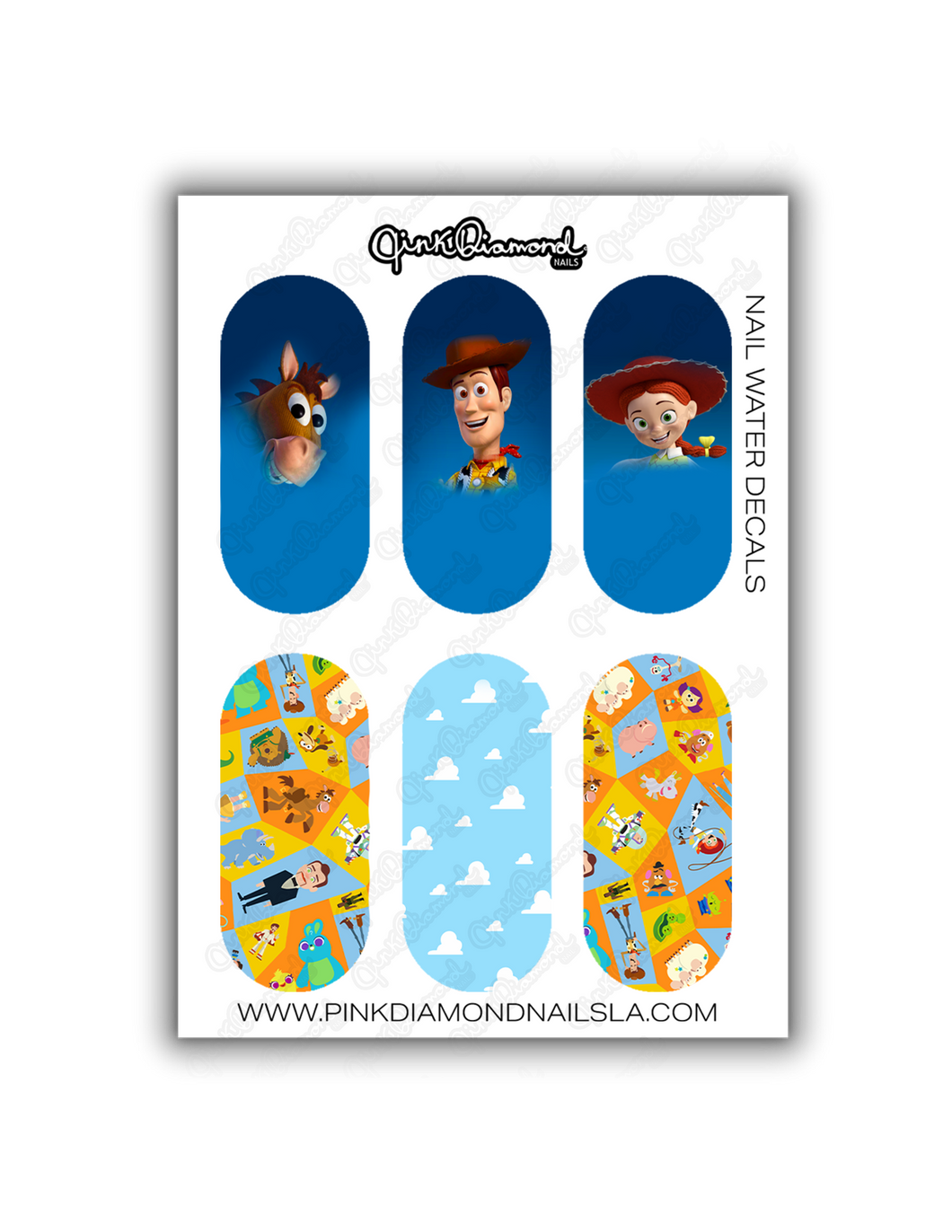 Nail water decals - Toy story Mix #1