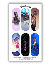 Load image into Gallery viewer, Nail water decals - Travis Scott (Astro world)
