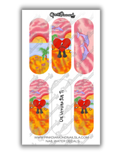 Load image into Gallery viewer, Nail water decals - Un verano sin ti (Bad bunnies Mix)

