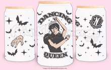 Load image into Gallery viewer, Wednesday the dance queen - Frost glass can tumbler (16 oz)
