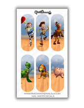 Load image into Gallery viewer, Nail water decals- XL Woody &amp; Friends
