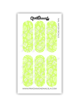 Load image into Gallery viewer, Nail water decals - XL Bandana pattern
