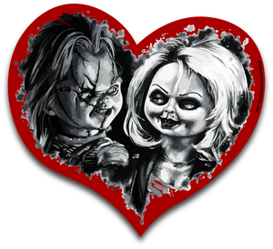 Chucky & Tiffany ( Killer love) - Vinyl sticker