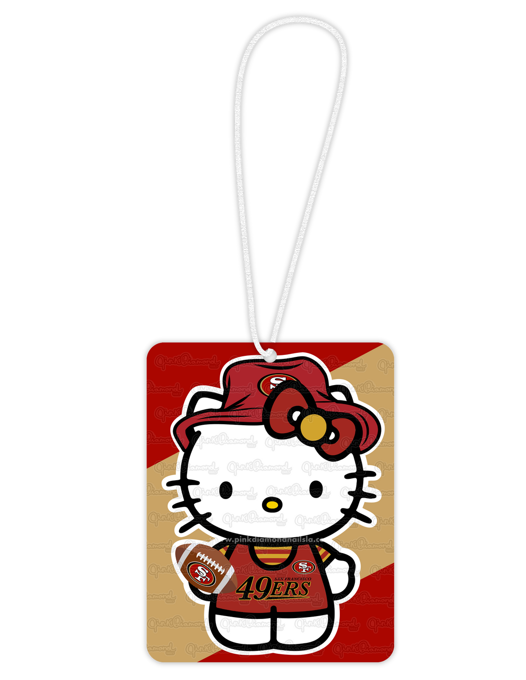 Hello 49ers kitty- Hangable ornament
