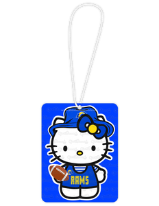 Hello LA Rams kitty- Hangable ornament