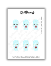 Load image into Gallery viewer, Nail water decals -Bandana Ski mask (Singles)
