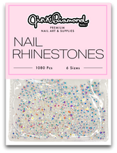 將圖片載入圖庫檢視器 Crystal AB - Nail Rhinestone Bag Mix (1080 Pcs)
