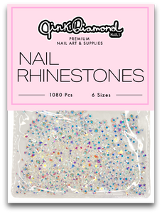 Crystal AB - Nail Rhinestone Bag Mix (1080 Pcs)