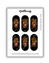 Load image into Gallery viewer, Nail water decals - Ski mask (Designer)
