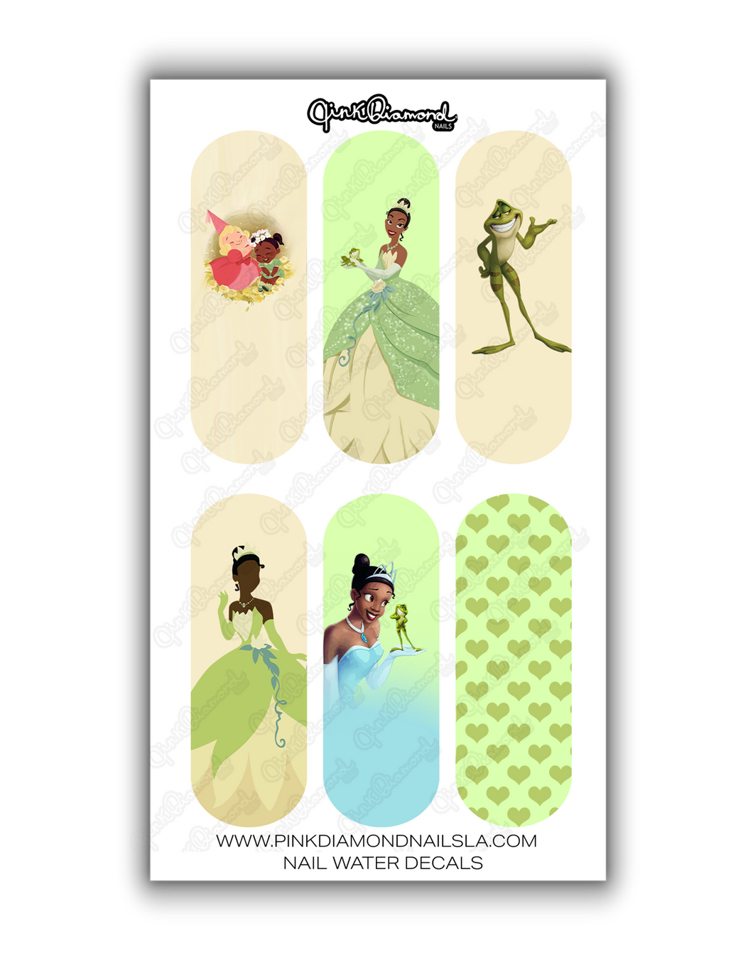 Nail water decals- XL The princess & the frog